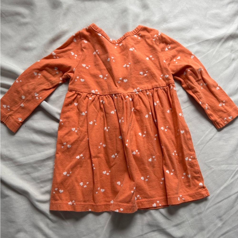 Old Navy Infant Girls Dress with White Heart